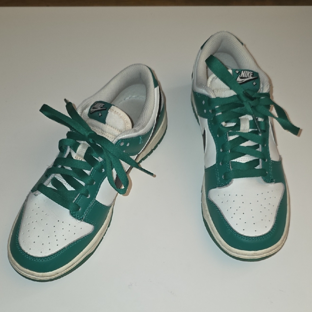 Nike Womens Sneakers in Forest Green and White